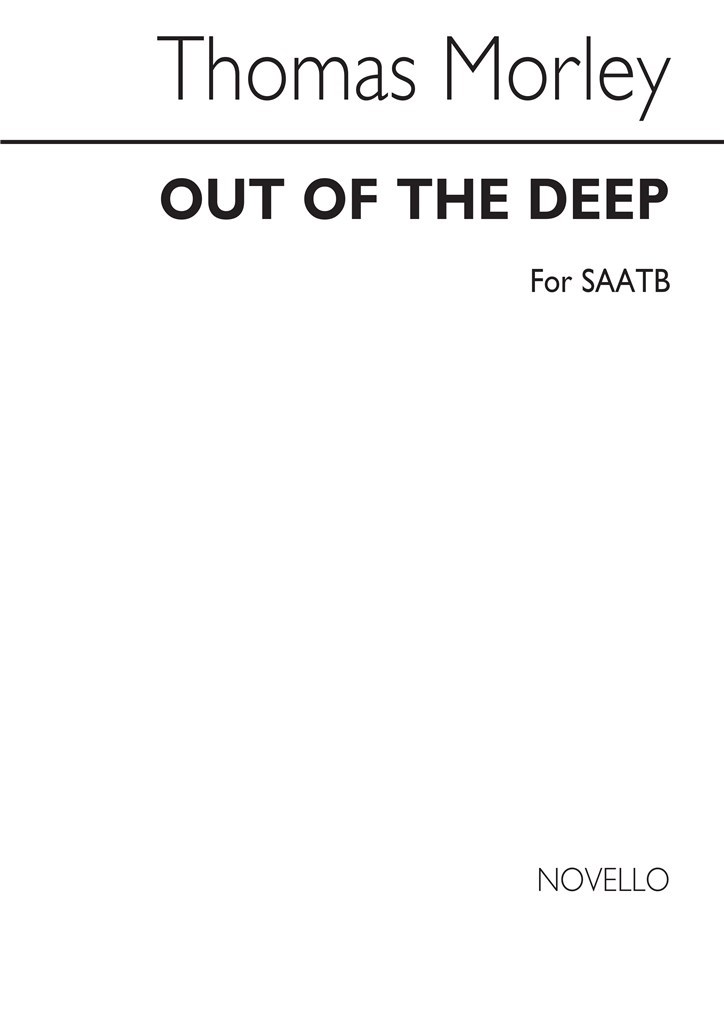 T Out Of The Deep Saatb